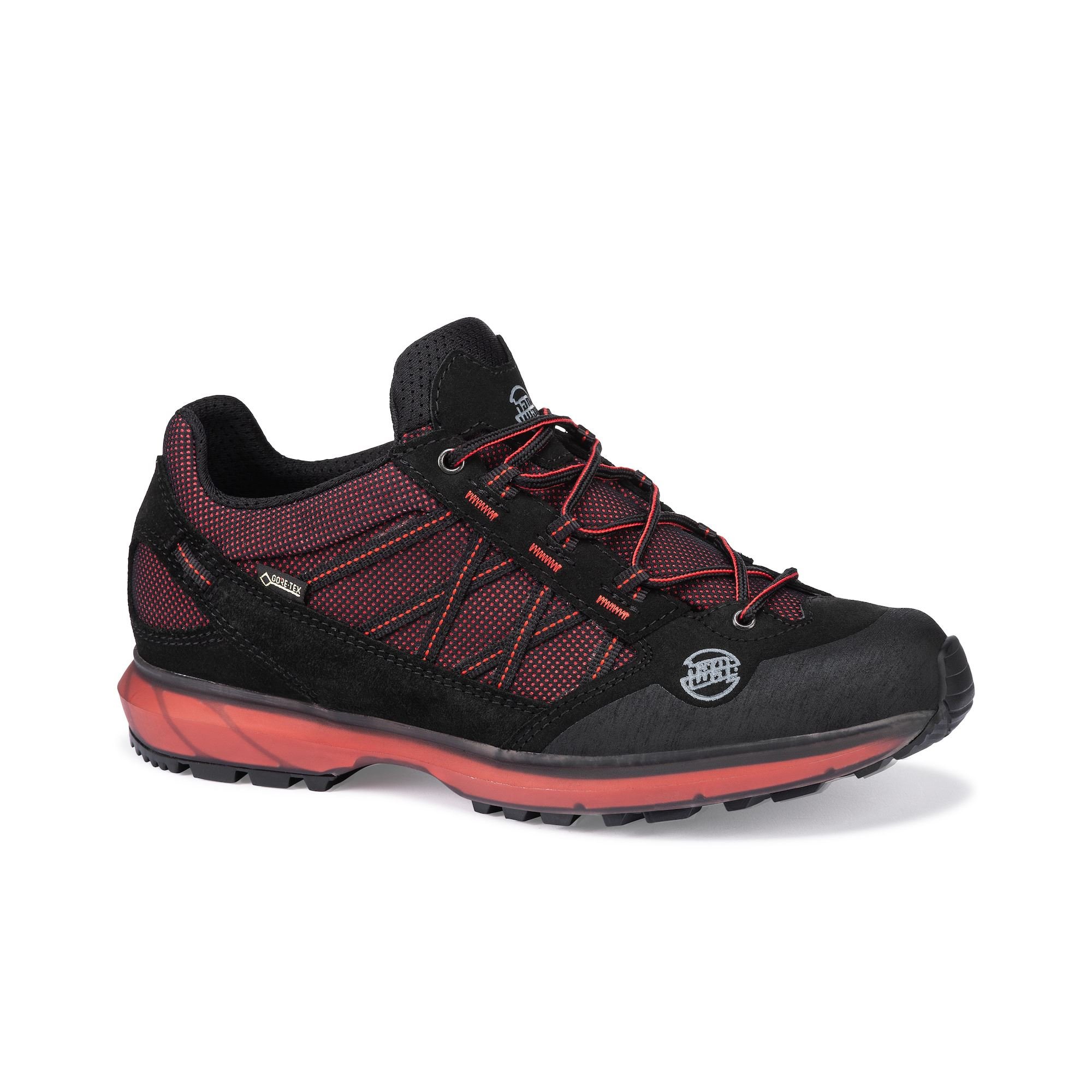 Hanwag Men's Belorado II Tubetec GTX Hiking Shoes Black/Red DVUWM3890